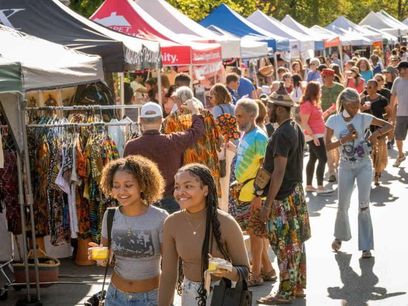 The free annual Takoma Park Folk Festival is presented each September with a mission to celebrate the arts and the Takoma Park-Silver Spring community. Held this year on Sunday, Sept. 8, the festival promises a great lineup of musicians, international food, community nonprofit tables, and family-friendly games and activities. (Courtesy of Takoma Park Folk Festival)